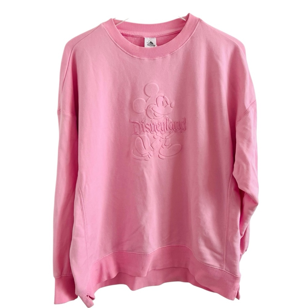 Disneyland Resort Mickey Mouse Pink Pullover Sweatshirt